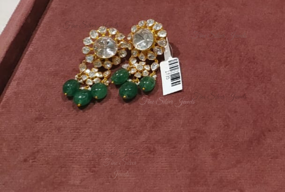 925 Silver Bella Polki Earring