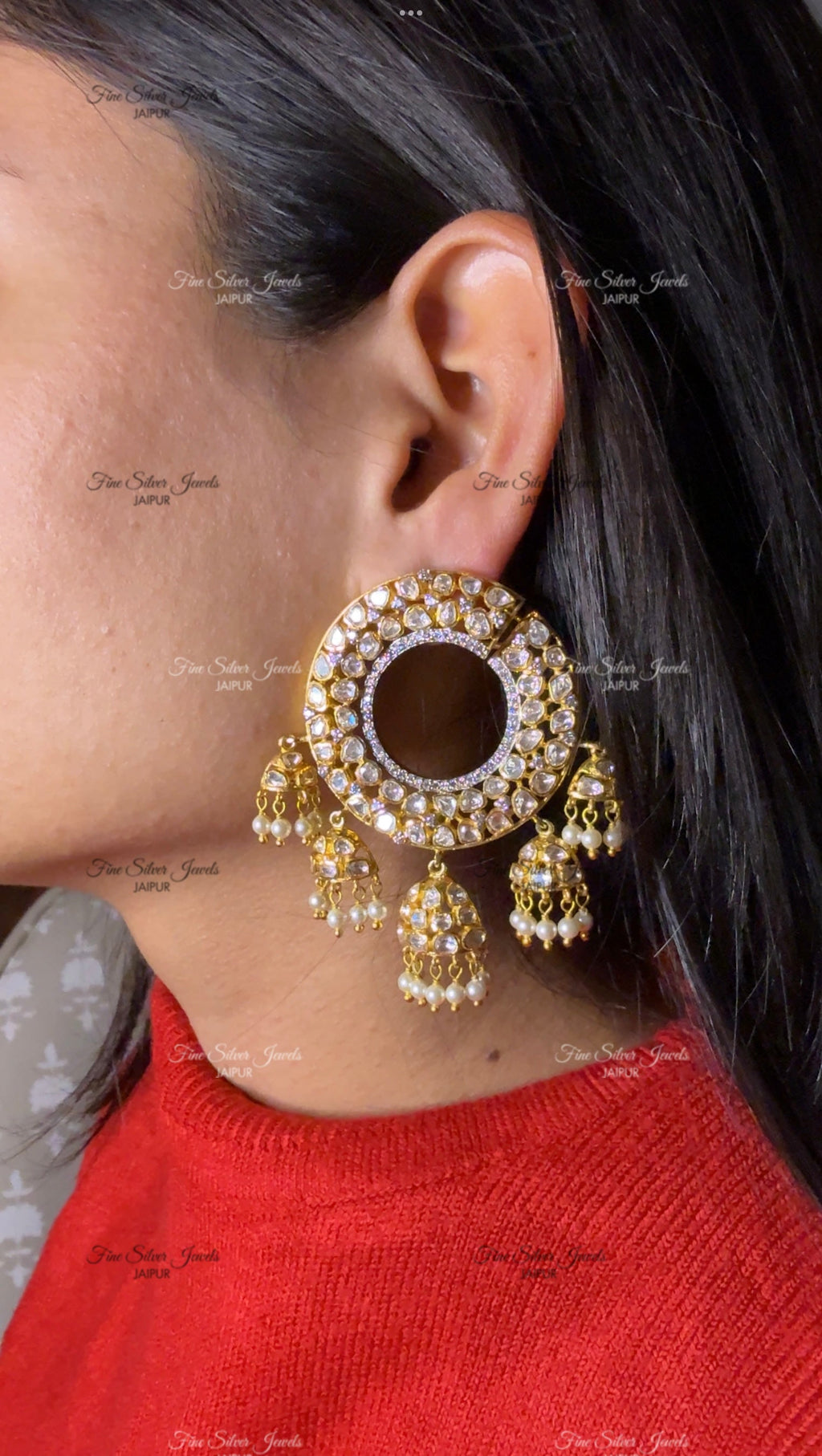 925 Silver Ambika Earrings