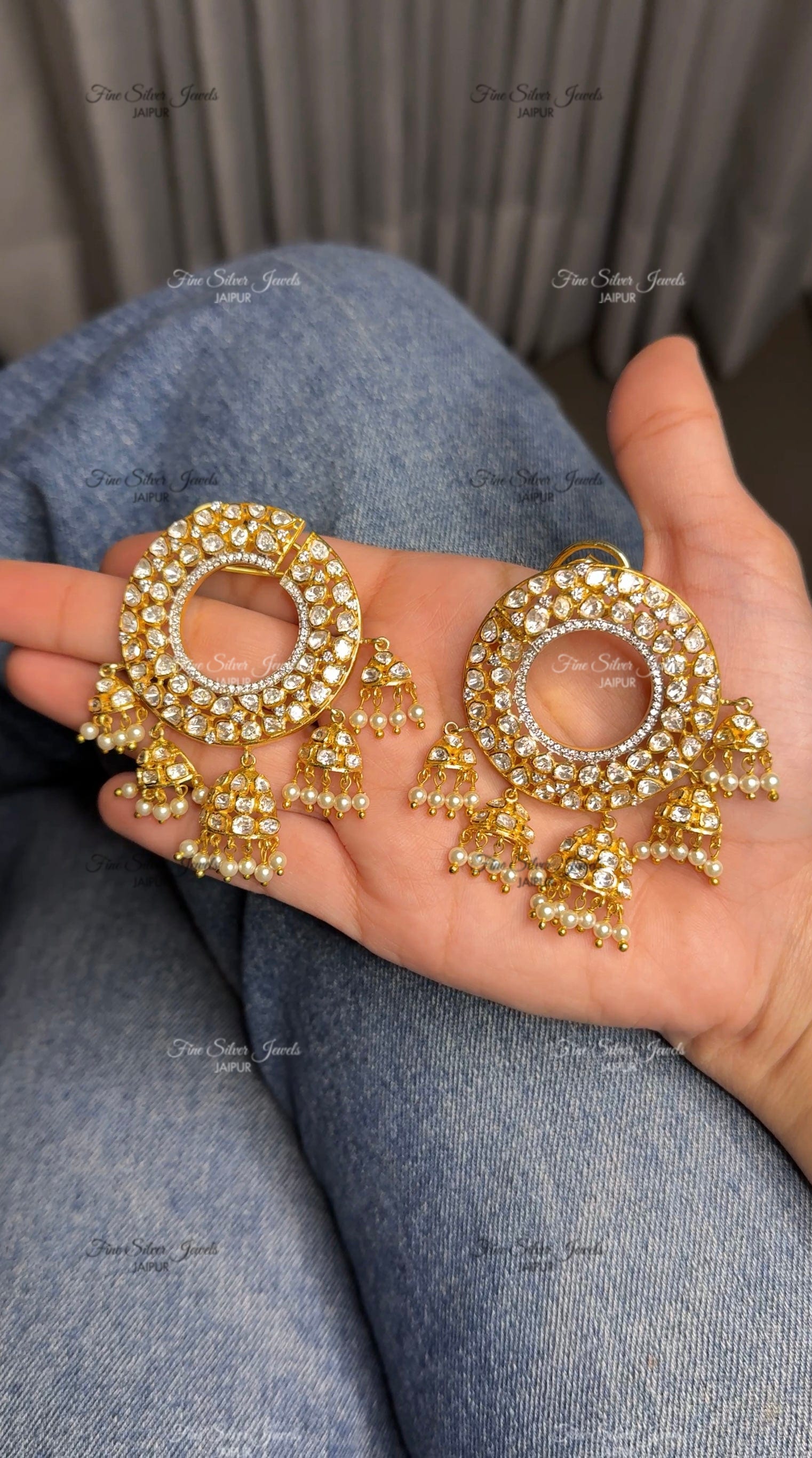 925 Silver Ambika Earrings