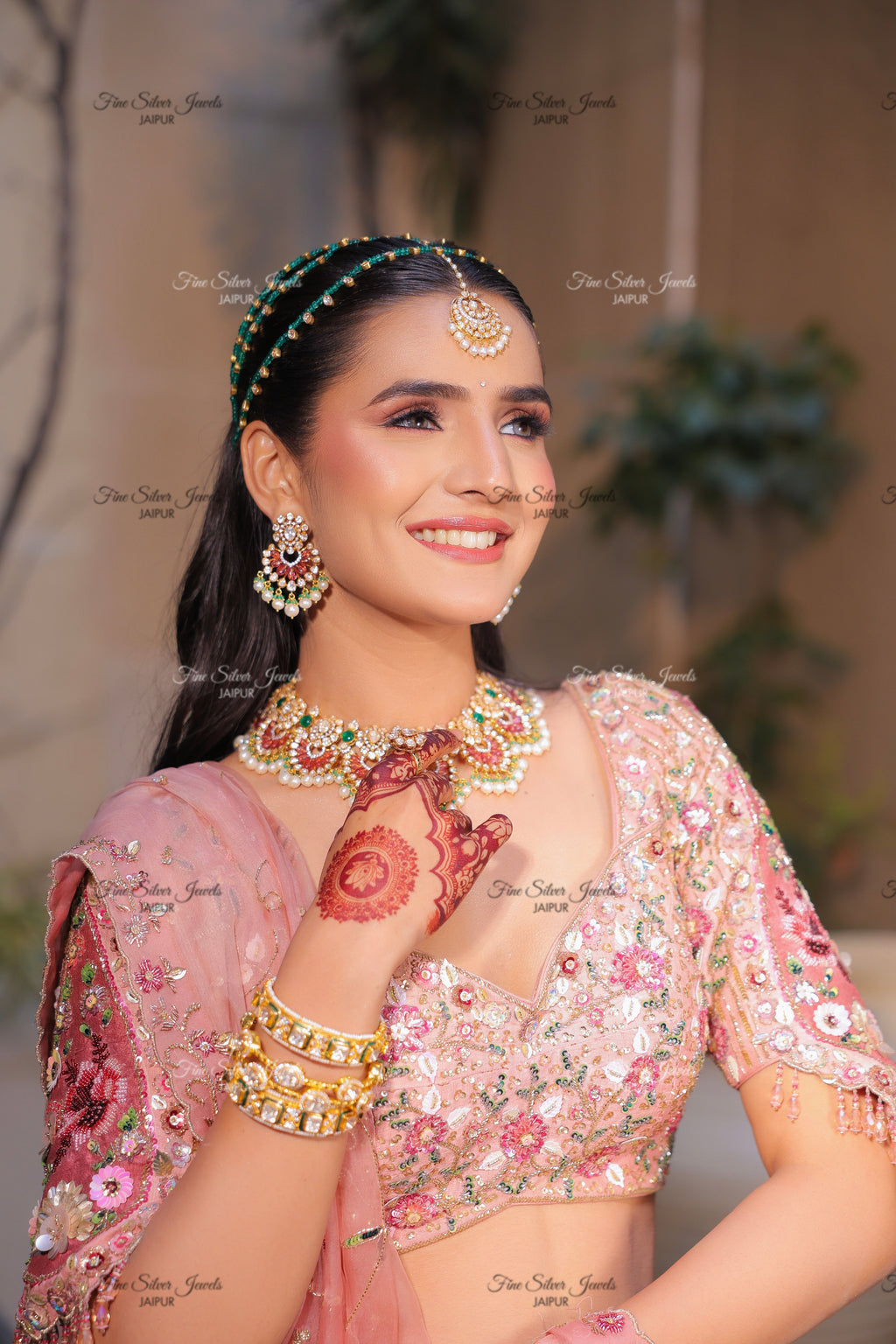 925 Silver Gauri Layer Necklace