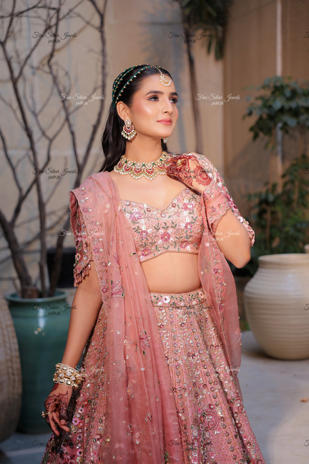 925 Silver Gauri Layer Necklace