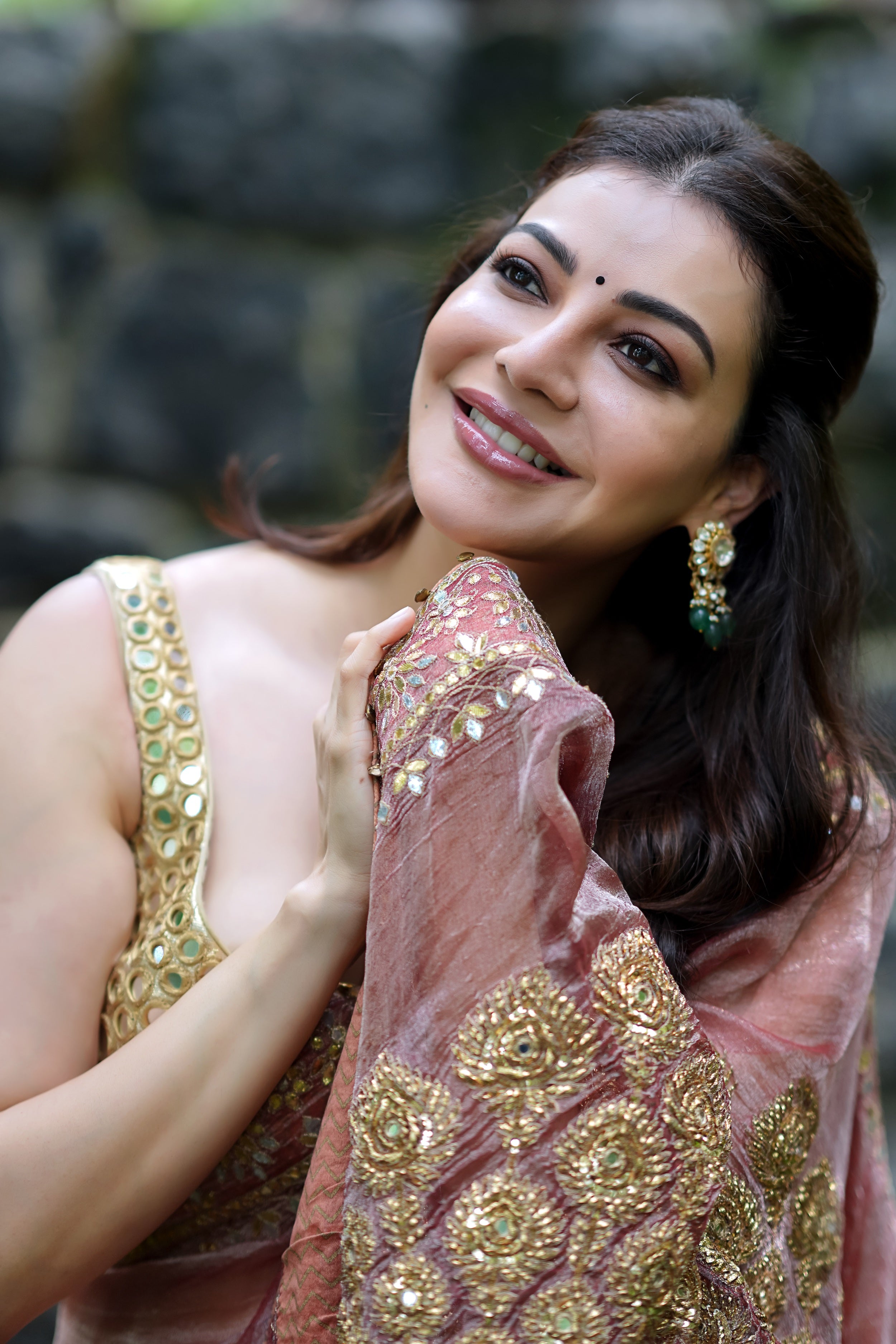 925 Silver Bella Polki Earring