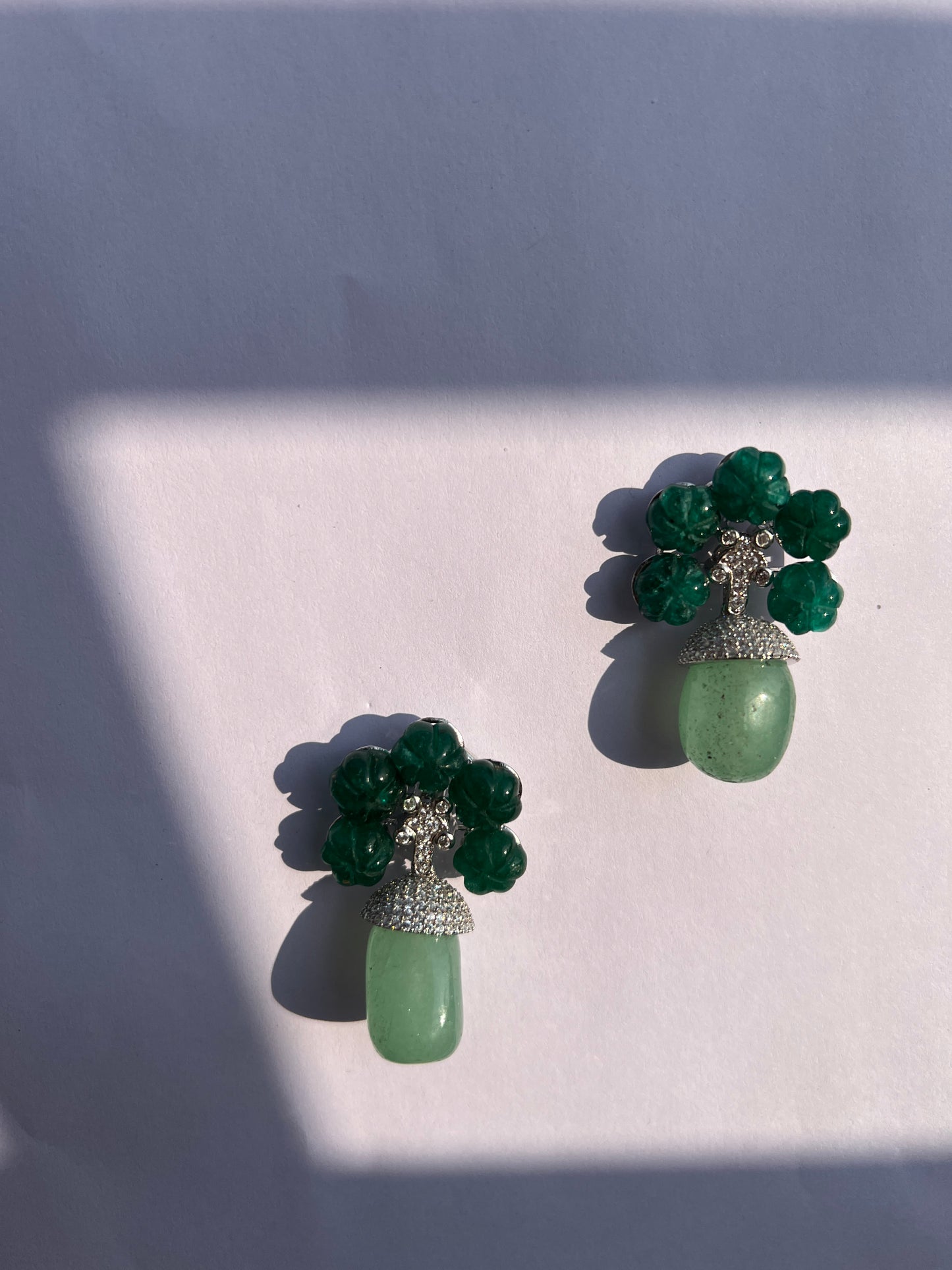 925 Silver Verdant Earrings