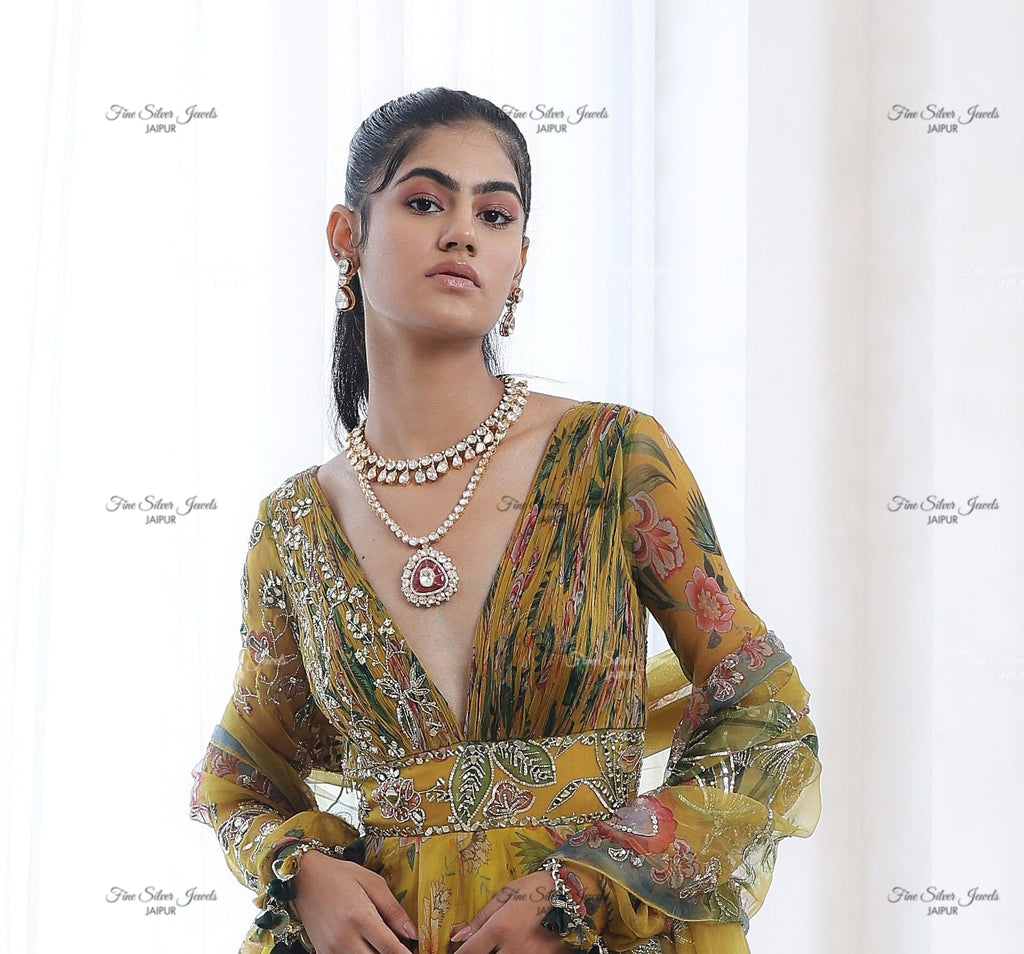 925 Silver Shreya Necklace