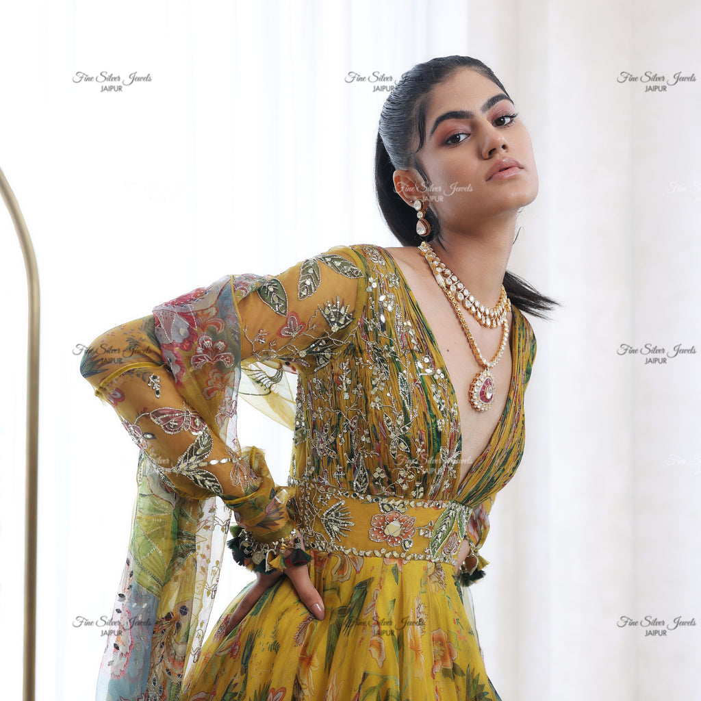 925 Silver Shreya Necklace