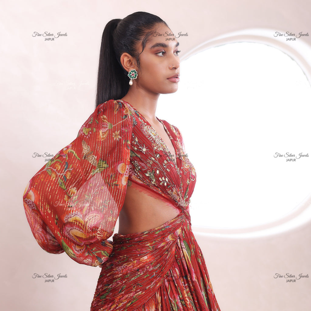 925 silver onyx Drop Earrings