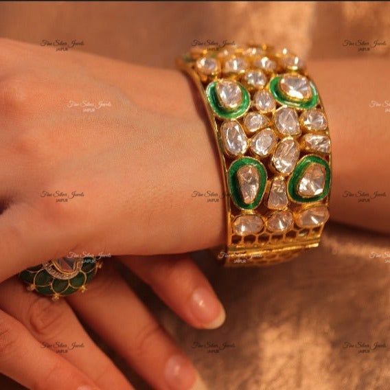 DEVKANYA POLKI BRACELET finesilverjewels