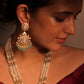 925 Silver Shloka Chandbali Earrings finesilverjewels
