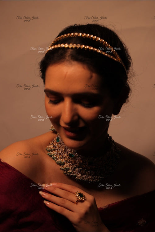 92.5 Silver Bridal Mathapati finesilverjewels