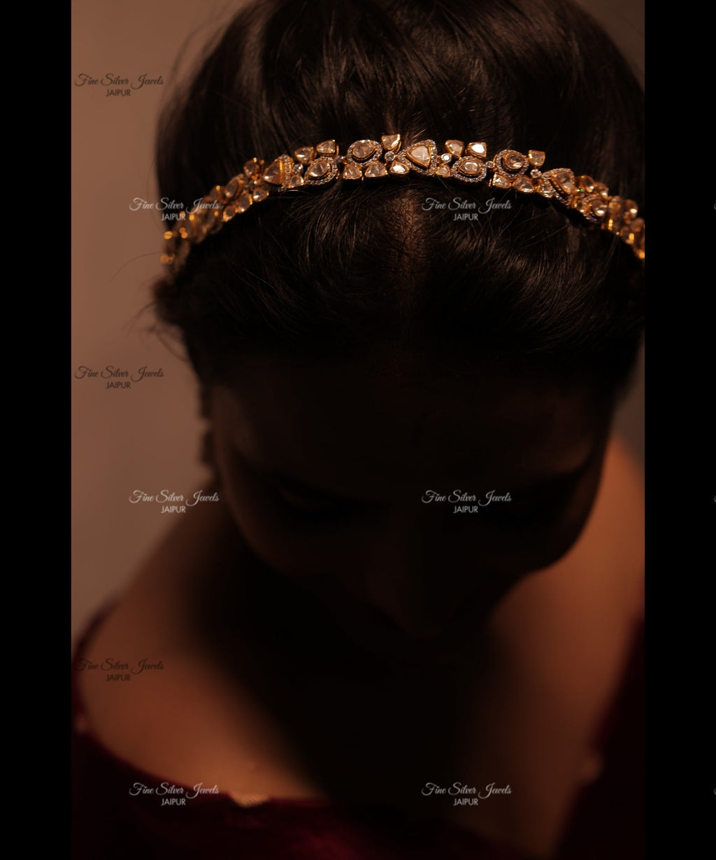 92.5 Silver Polki Mathapati finesilverjewels