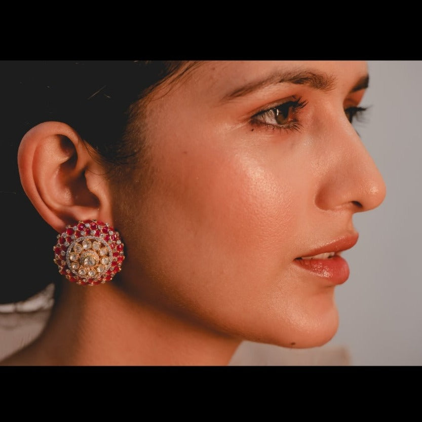 Big Round Gold Earrings | Masaba Earrings | Fashion Jewellery | January  2023, सोने की बालियां - Jewellery Hat, Meerut | ID: 2850447015733