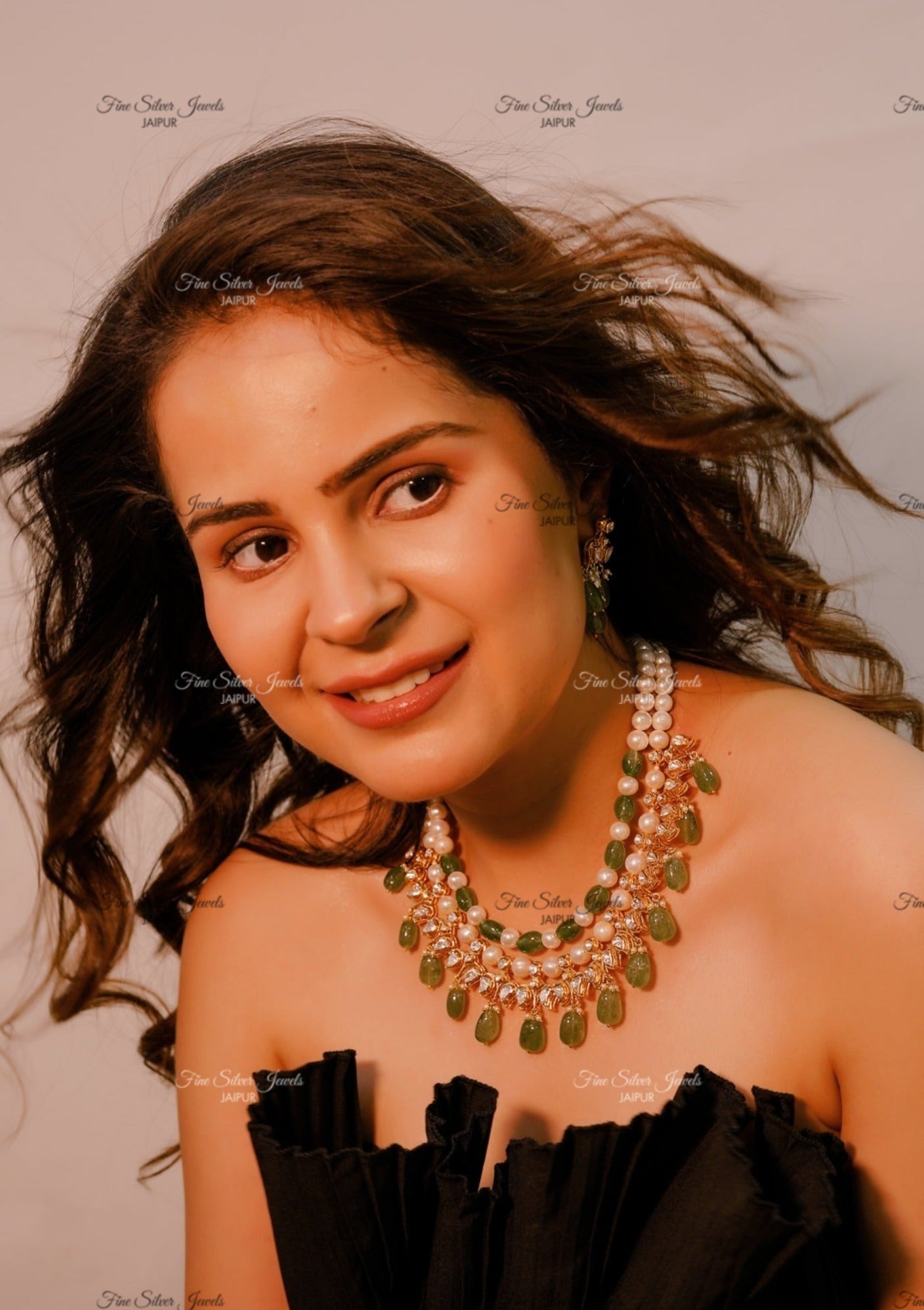 925 Silver Aashna necklace finesilverjewels