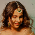 925 Silver Meena Polki Mangtikka finesilverjewels