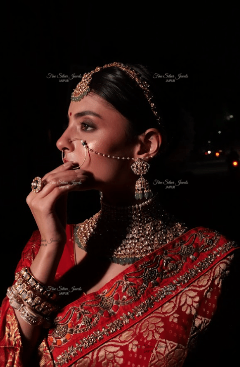 Buy 925 Ethnic Silver Jodha Nath Online in India Fine Silver Jewels