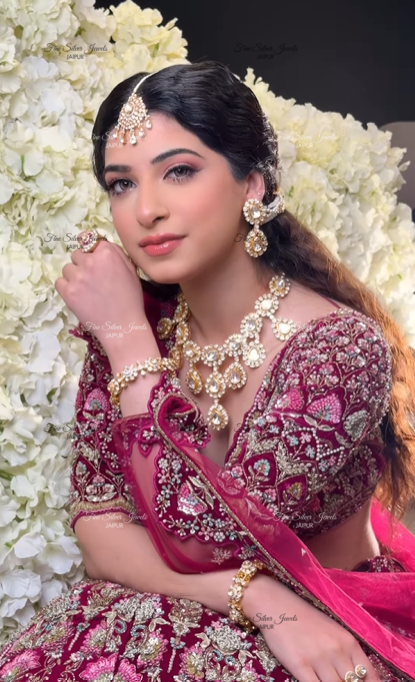 925 Silver Amara Polki Bangle