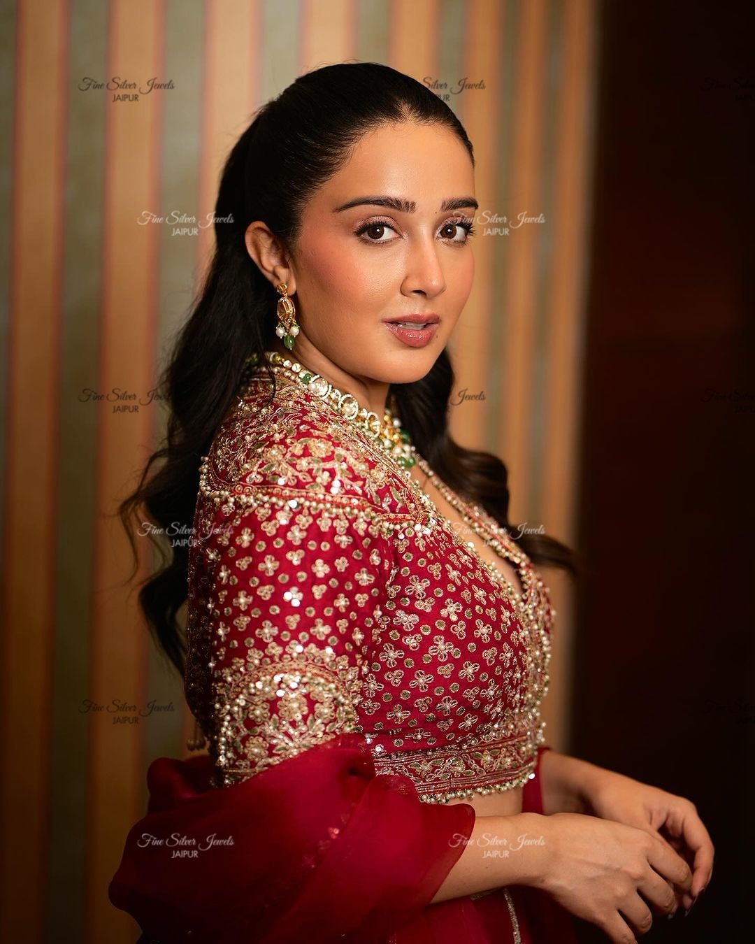 925 Silver Indrani Necklace Set