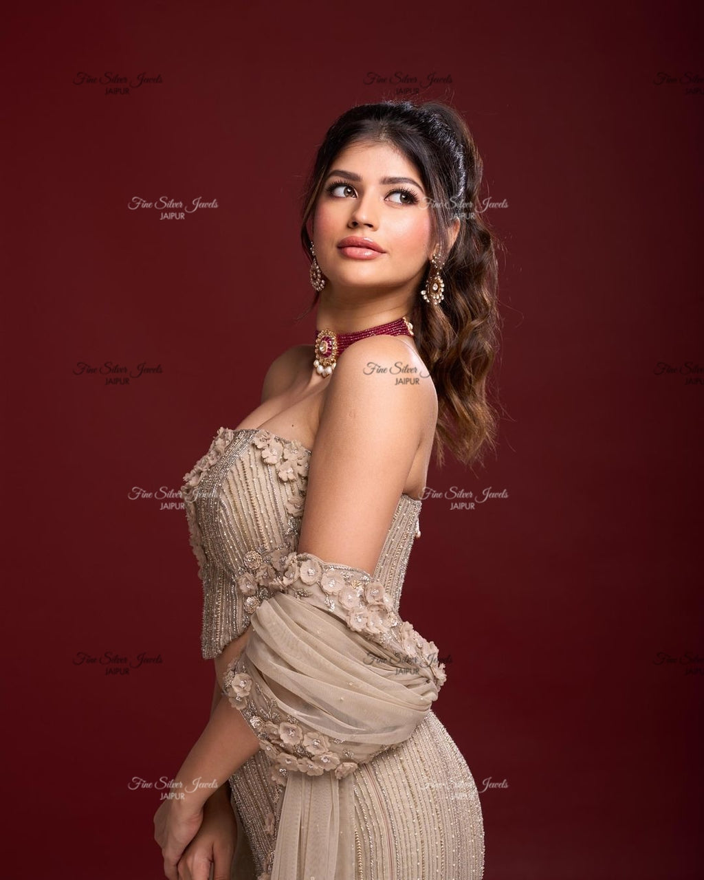 925 Silver RAAGA CHOKER NECKLACE