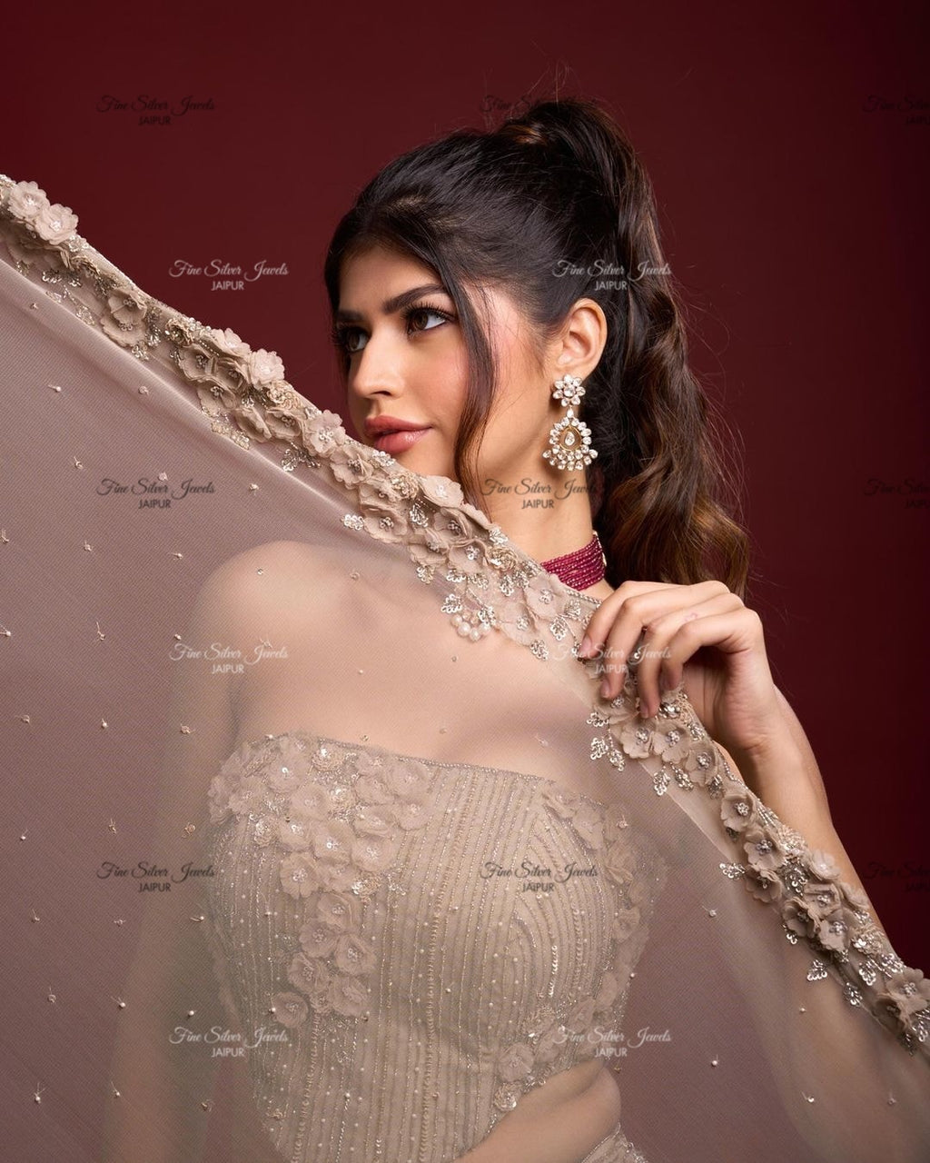 925 Silver RAAGA CHOKER NECKLACE