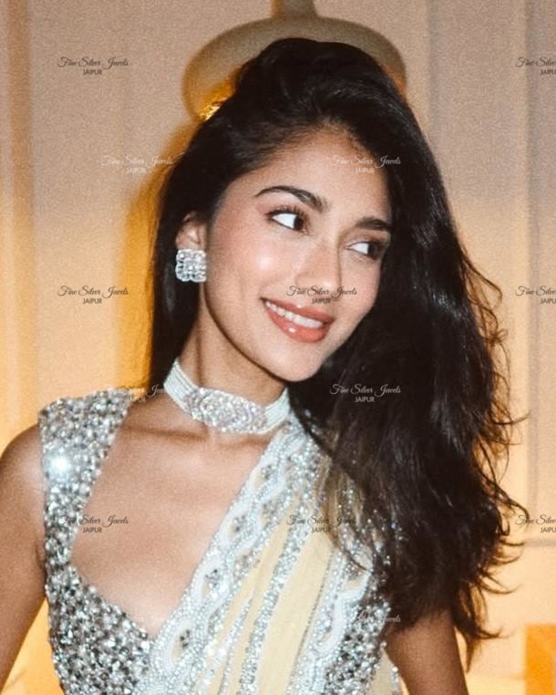 925 Silver Sabhya pearl necklace set