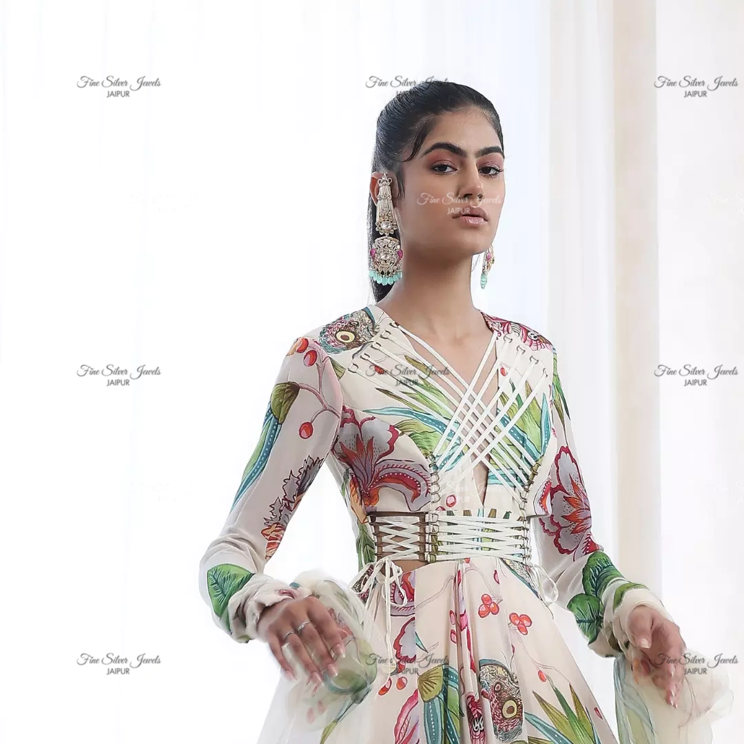 PADMAKSHYA POLKI EARRING