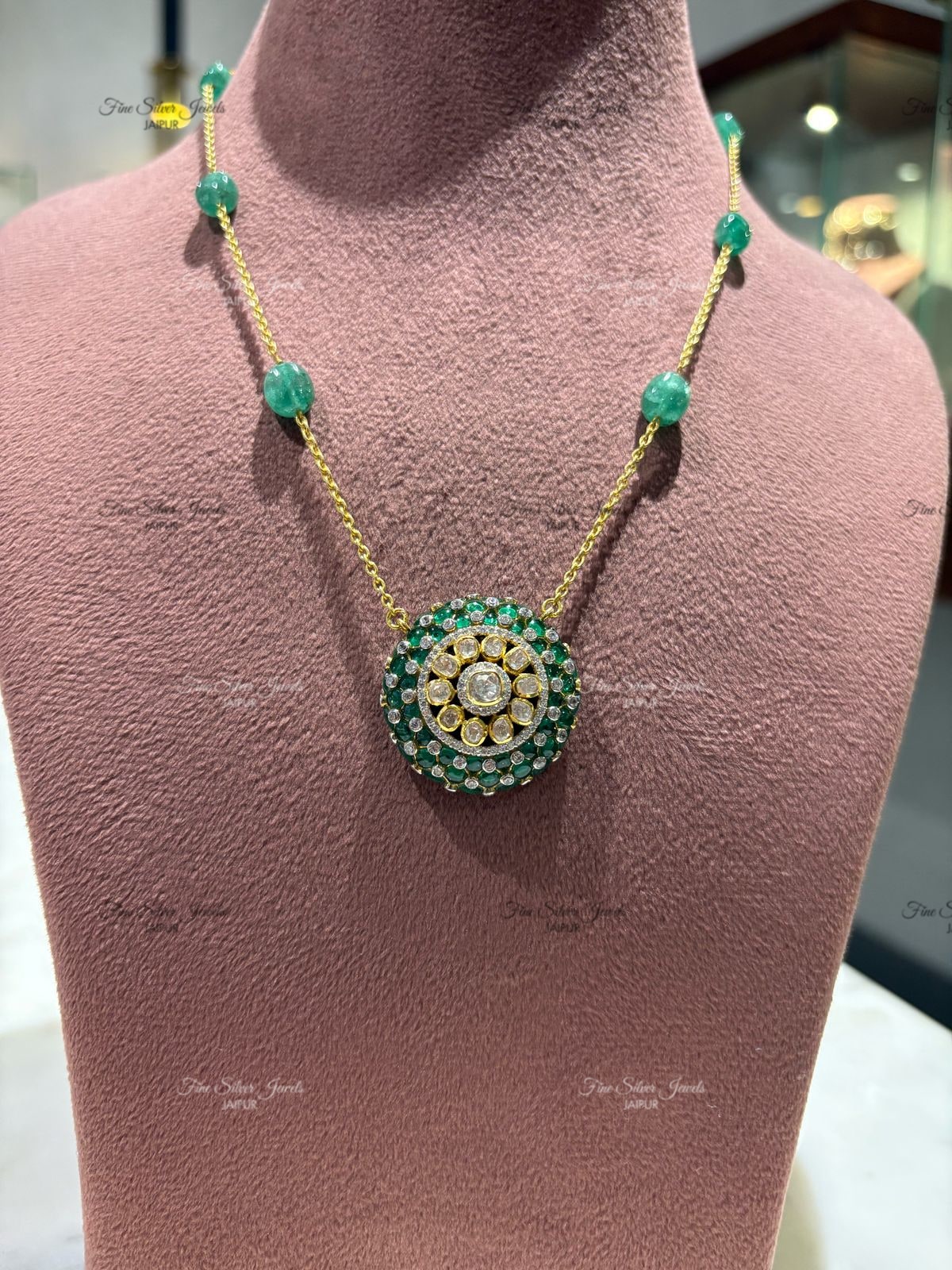 925 Silver Jodha Pendant Necklace