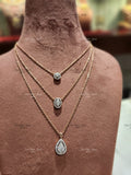 925 silver Navya Layer Necklace Set