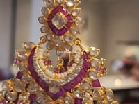 925 Silver Zahira Polki Earrings