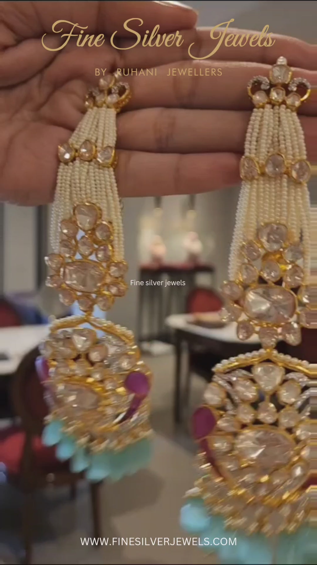 PADMAKSHYA POLKI EARRING
