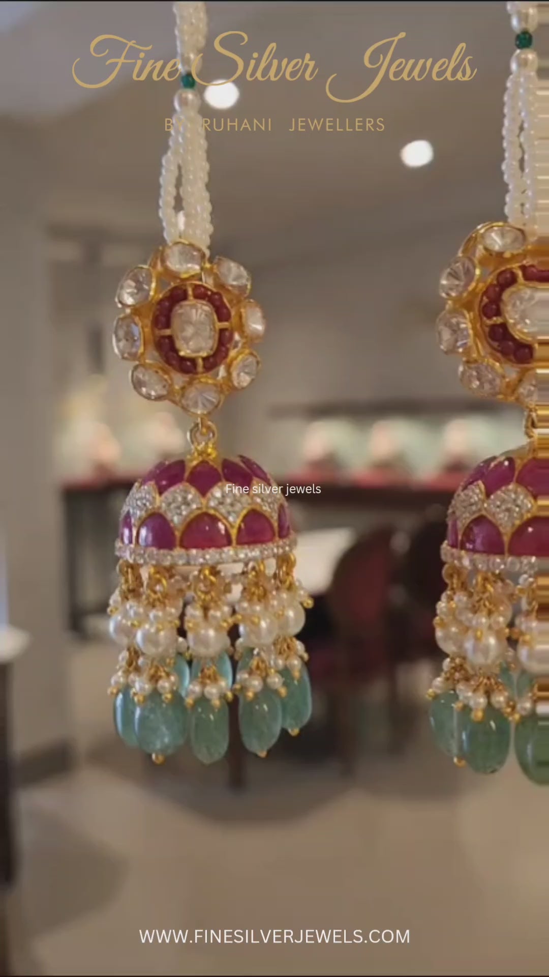 925 Silver Veda Jhumka Earring