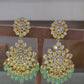 925 Silver Shloka Chandbali Earrings