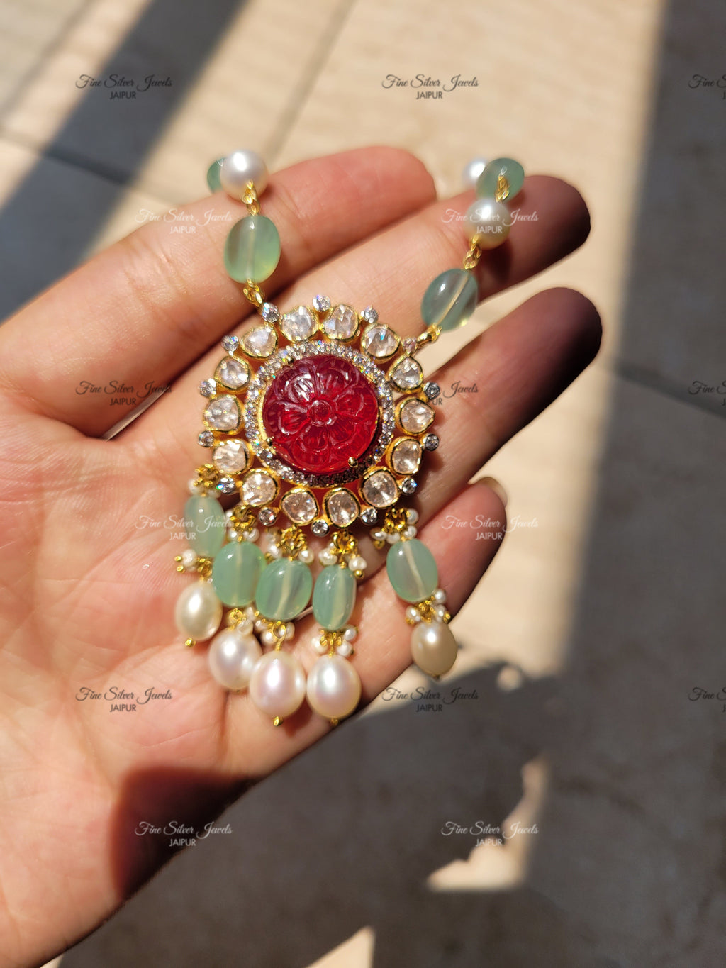 FLORAL NECKCHAIN finesilverjewels