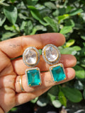 EMERALD DELIGHTS EARRINGS finesilverjewels