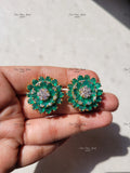 GREEN ONYX EARRINGS finesilverjewels