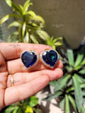 925 silver DOUBLET LOVE EARRINGS finesilverjewels