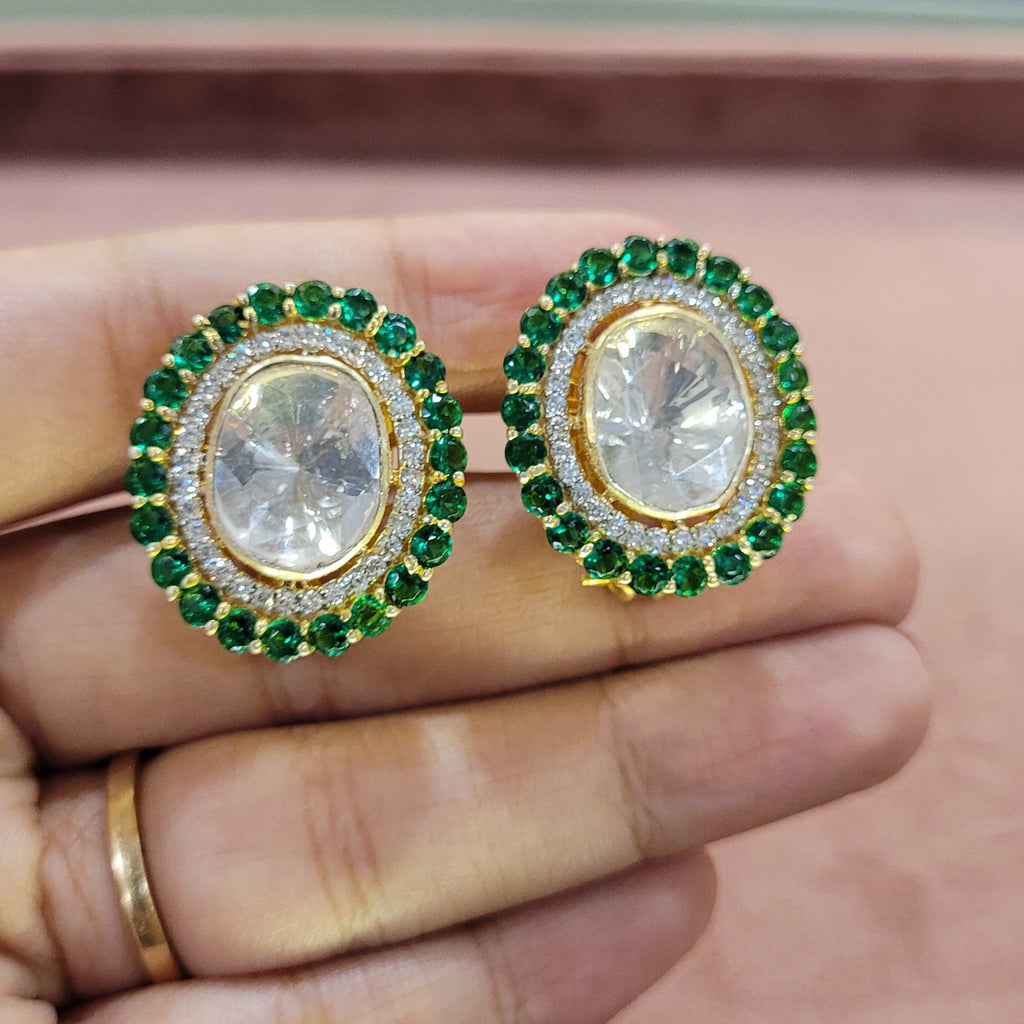 COLOUR ME GREEN EARRINGS finesilverjewels