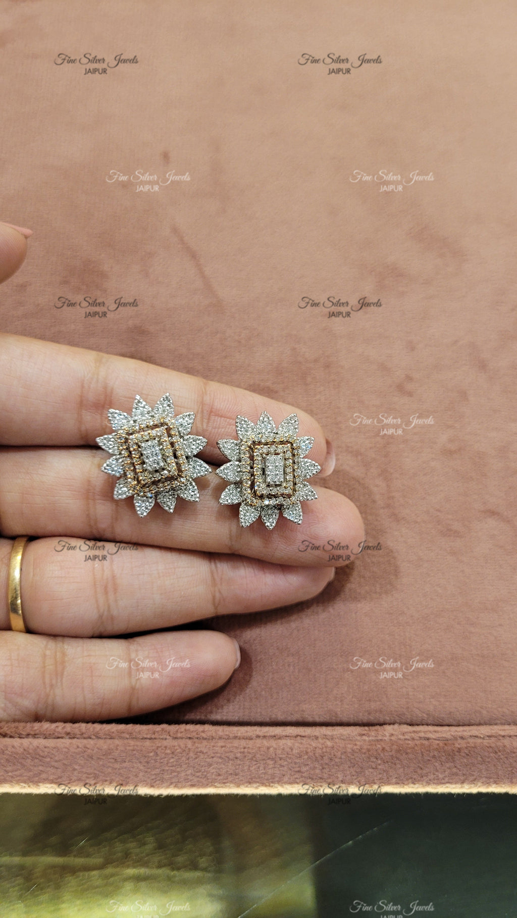 FLOWER BLISS EARRINGS finesilverjewels