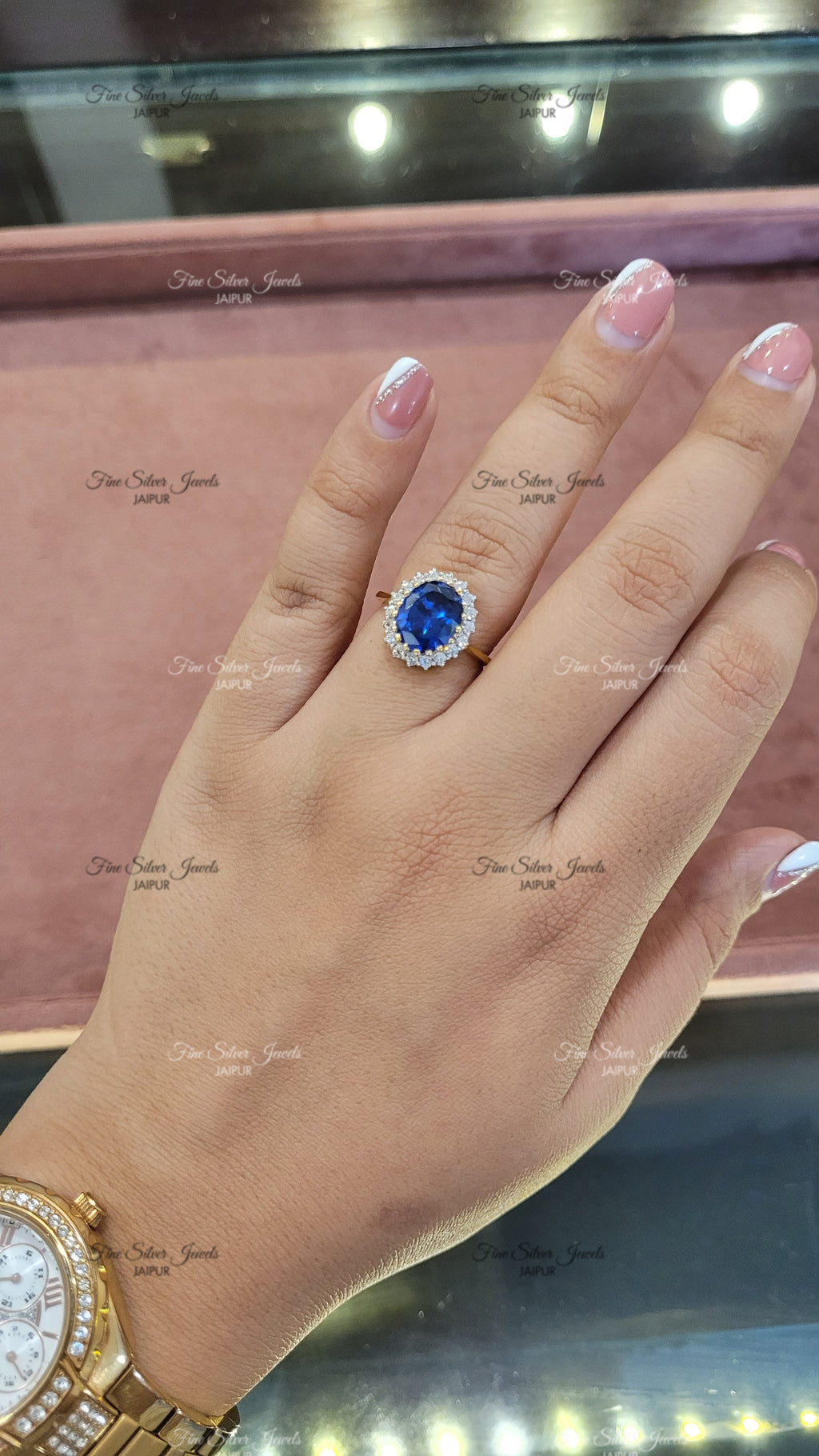 ROYAL TANZANITE BLUE RING finesilverjewels