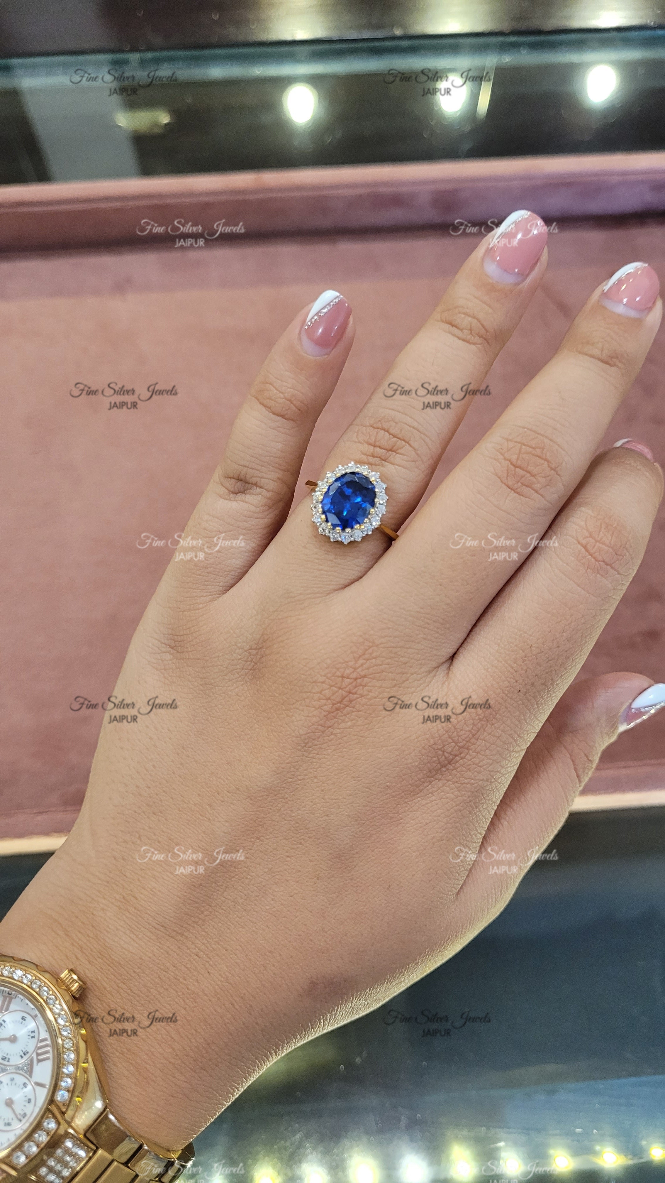 ROYAL TANZANITE BLUE RING finesilverjewels