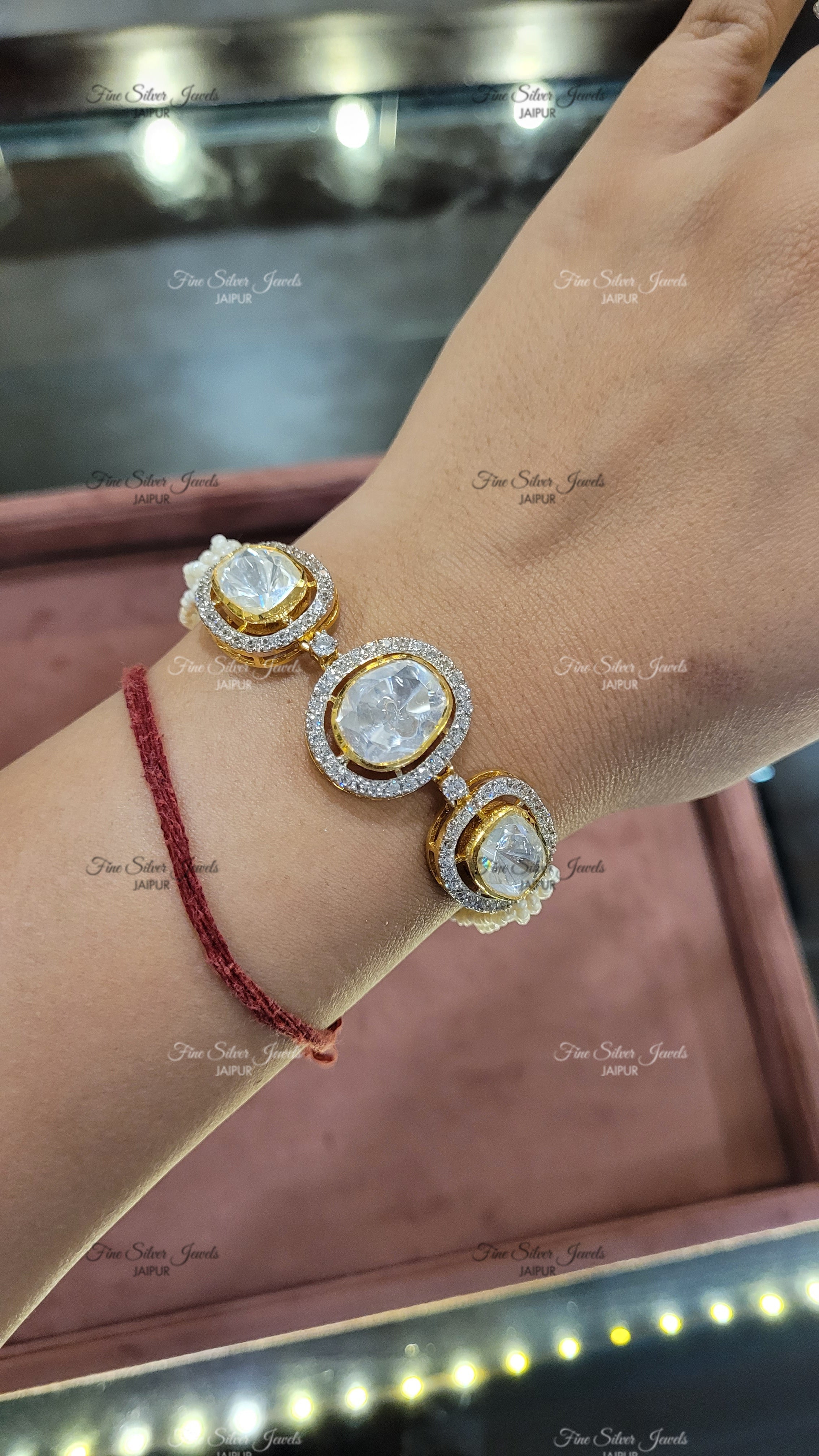 DELICATE POLKI BRACELET finesilverjewels