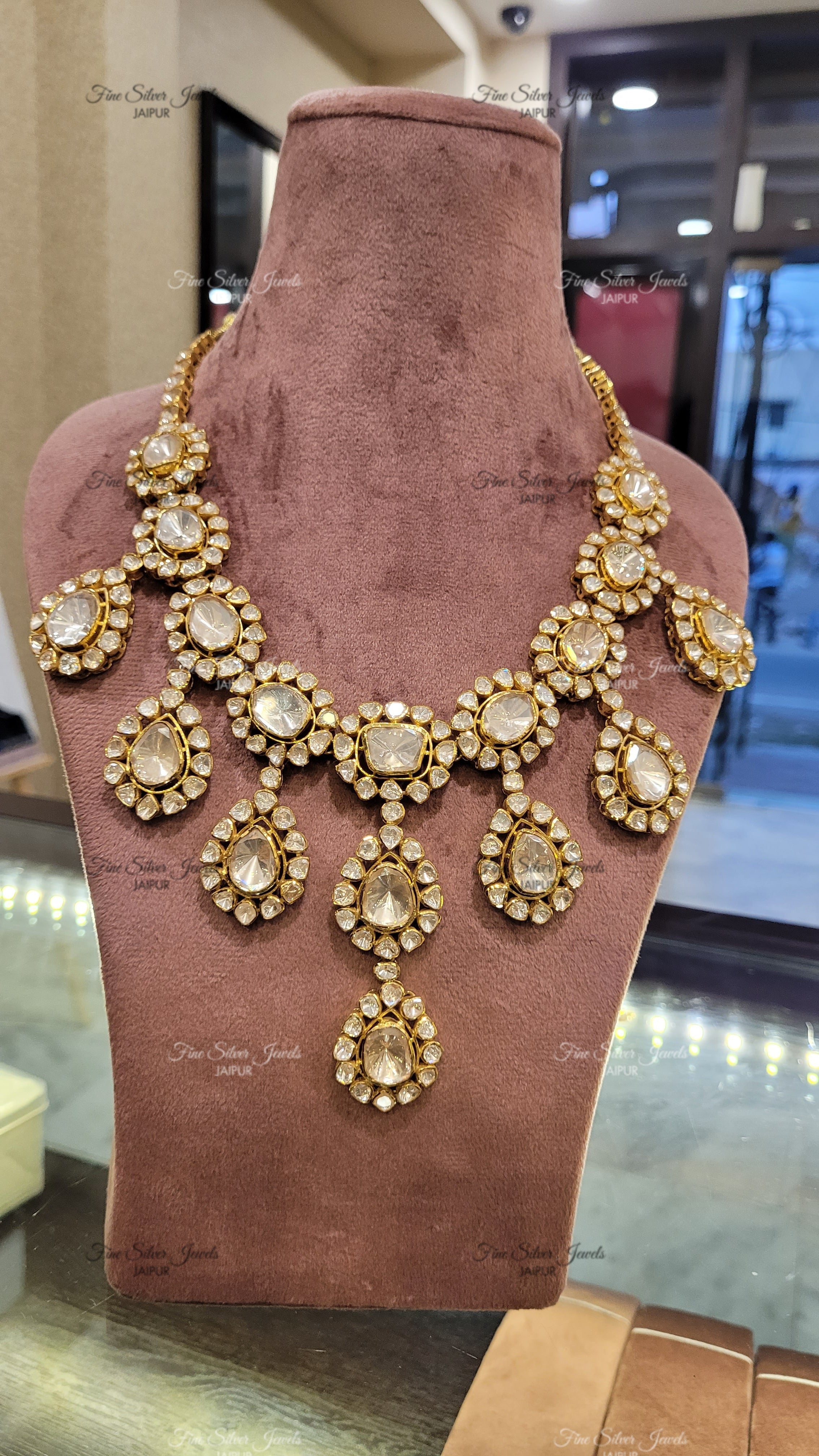 RAAS POLKI NECKLACE SET finesilverjewels