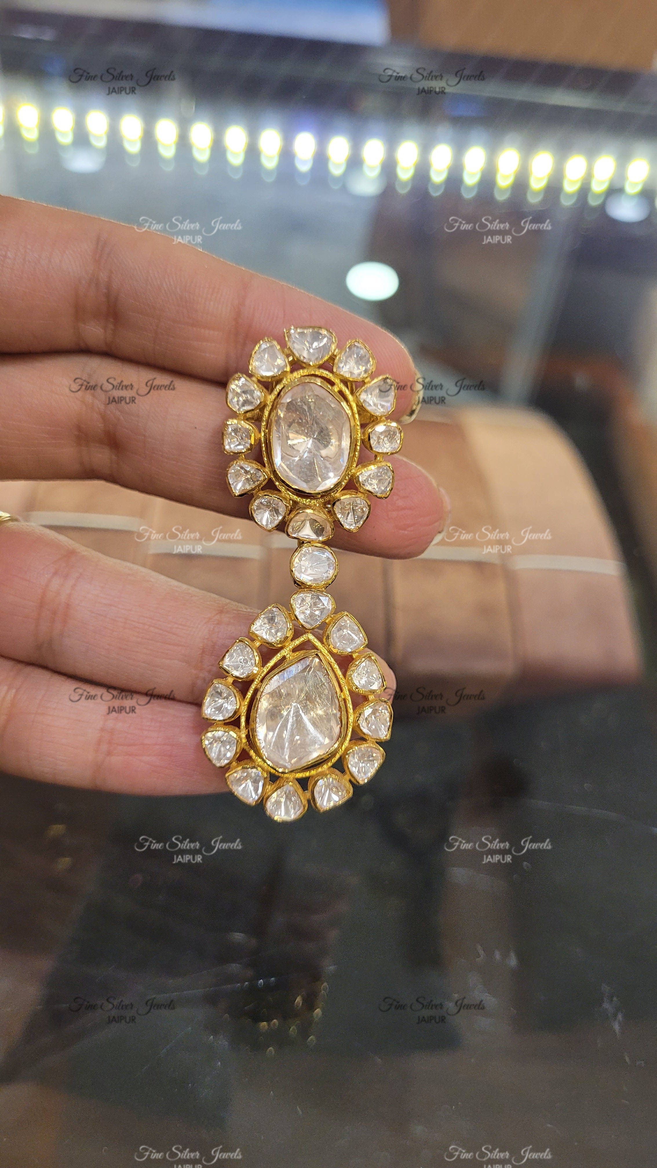 RAAS POLKI NECKLACE SET finesilverjewels