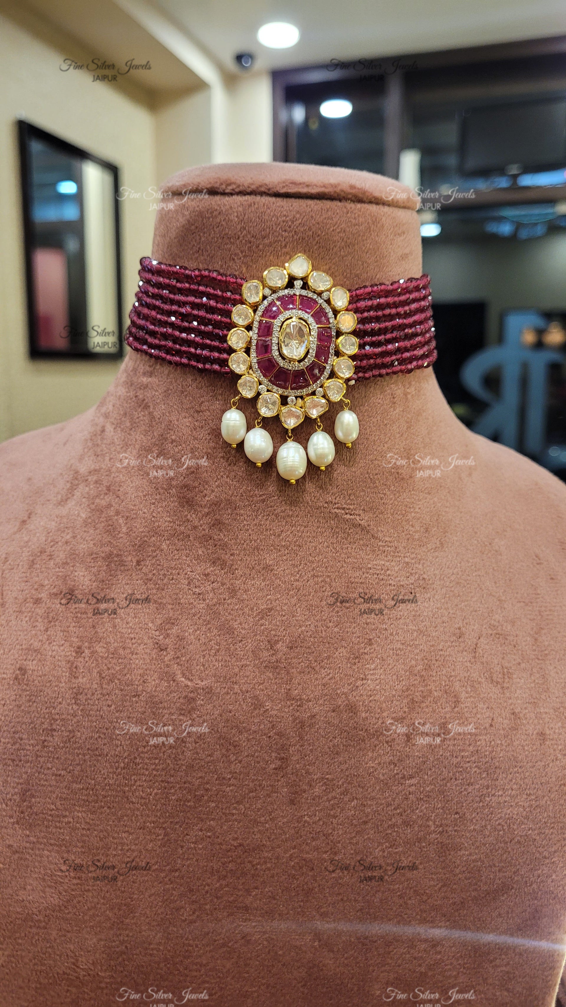 RAAGA CHOKER NECKLACE finesilverjewels