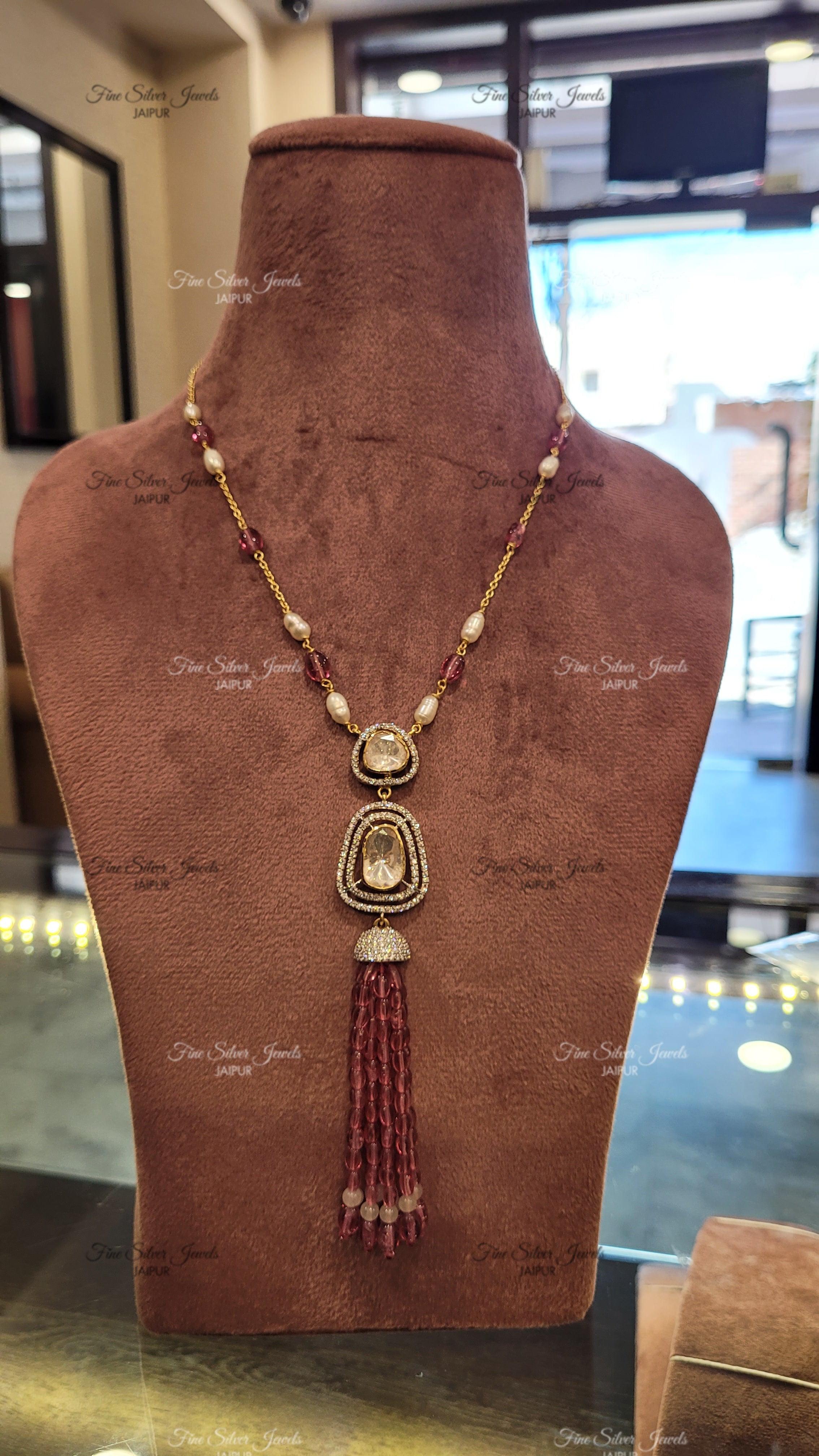 RUBY LOVE NECKCHAIN finesilverjewels