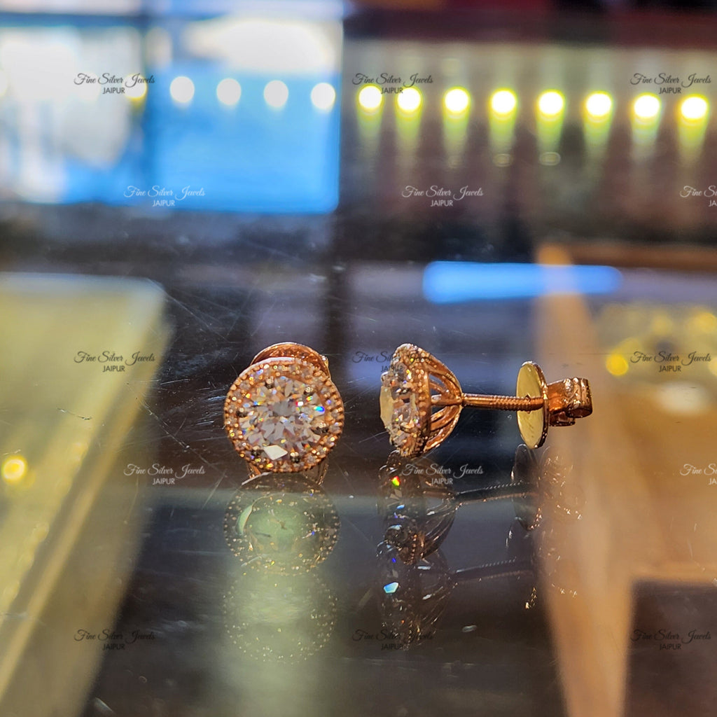 SOLITAIRE EARRING finesilverjewels