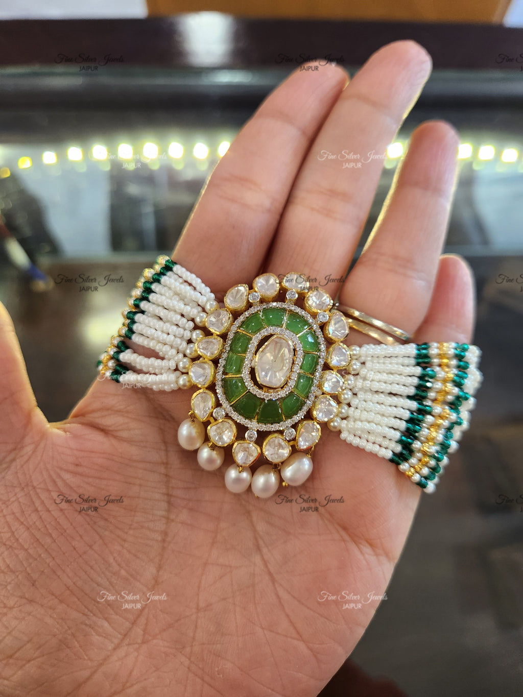 APSARA POLKI BRACELET finesilverjewels