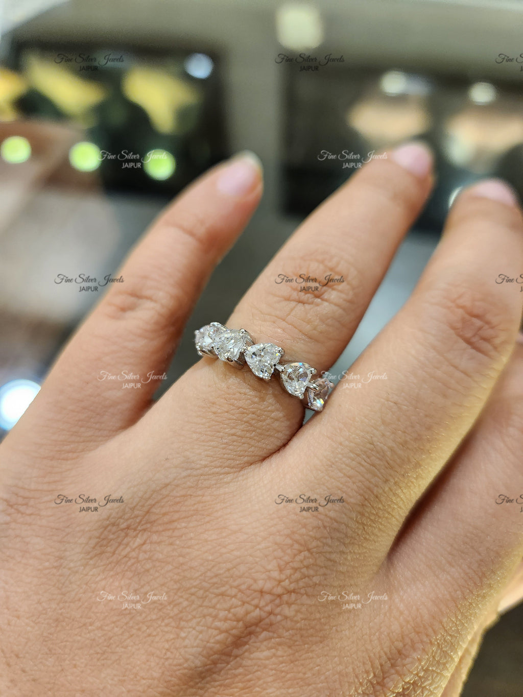 92.5 silver HEART IT UP RING finesilverjewels