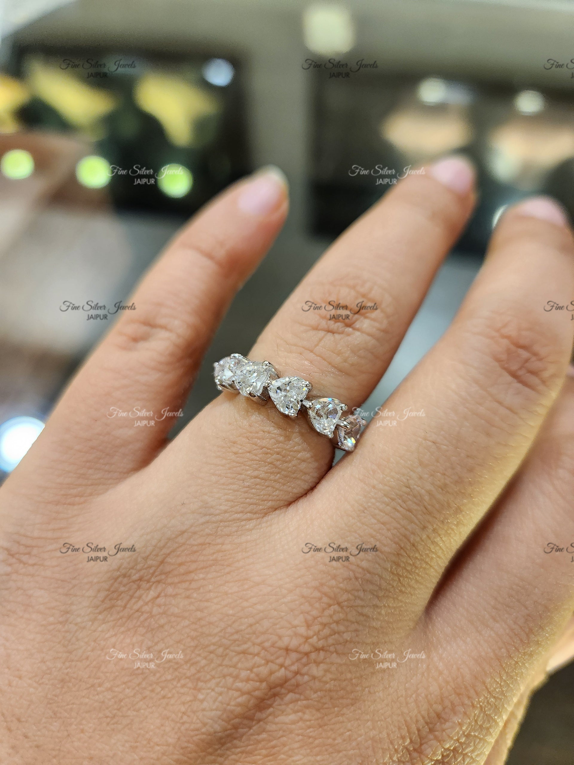 92.5 silver HEART IT UP RING finesilverjewels