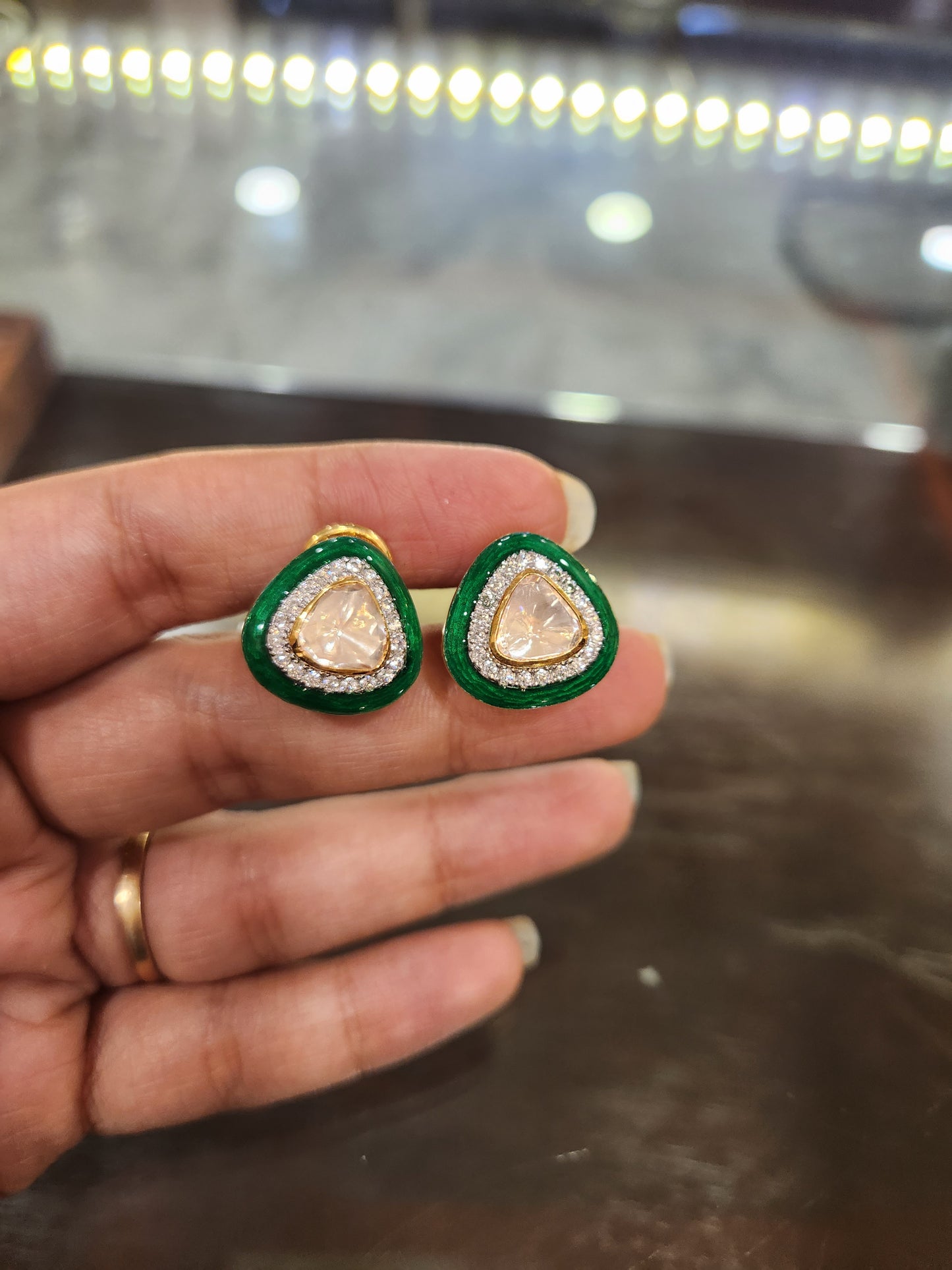 925 silver green pop earrings finesilverjewels