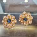 925 silver reet polki earrings finesilverjewels