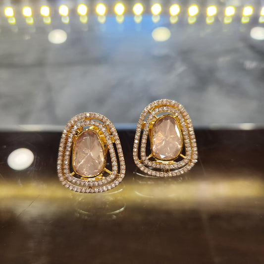 925 silver Vaani Polki Earrings finesilverjewels